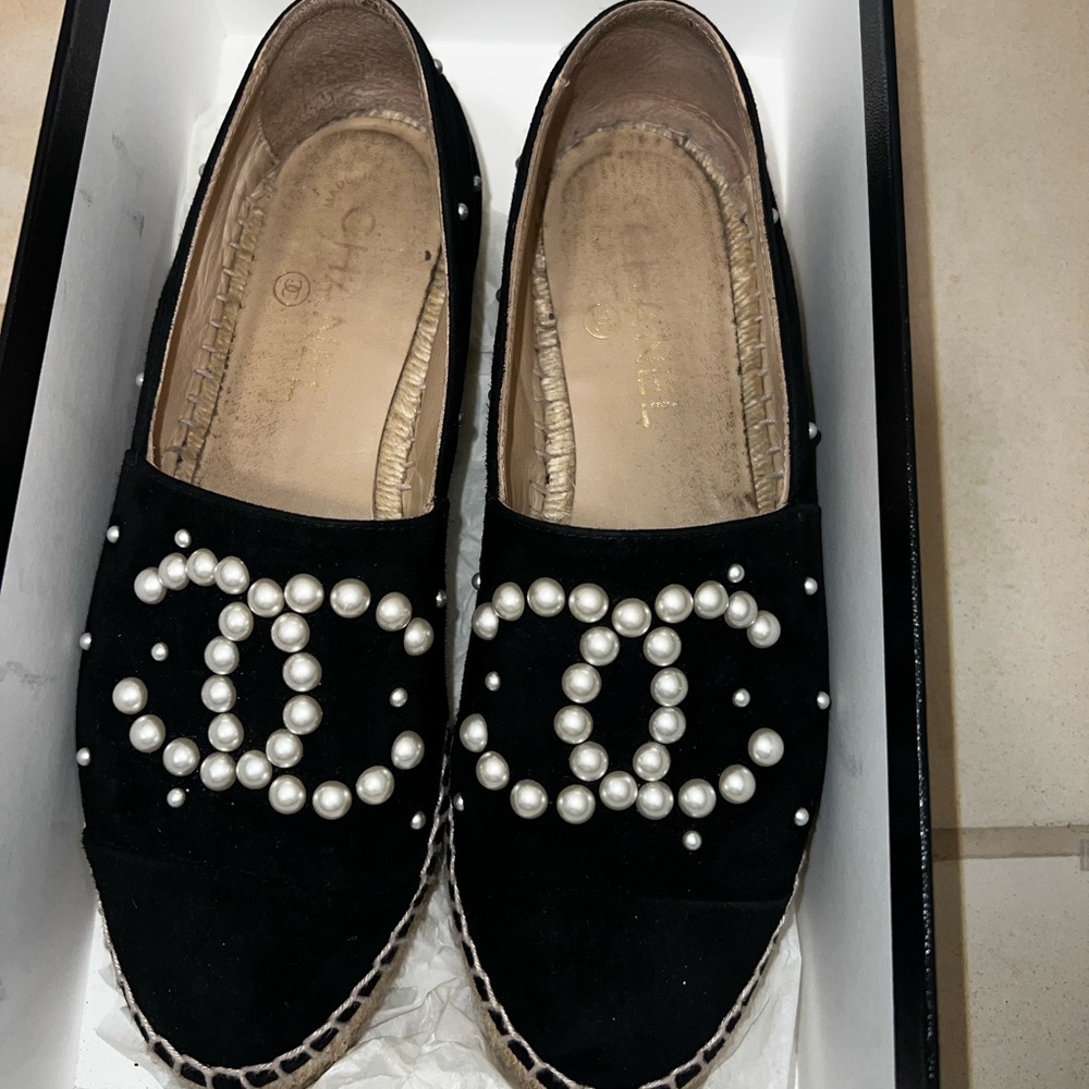 Chanel espadrilles. Worn.